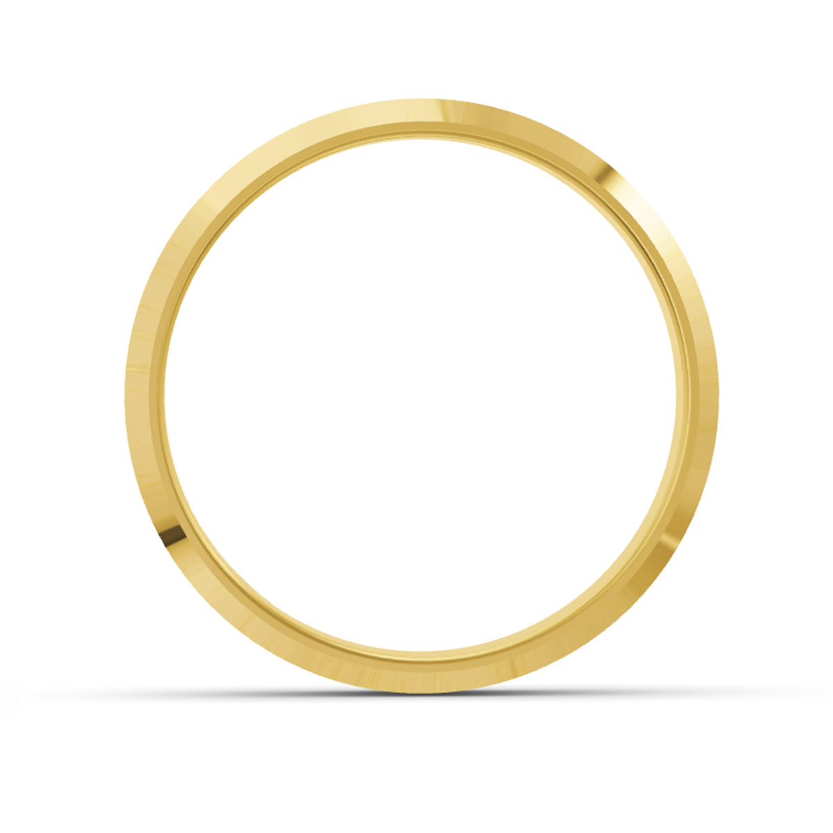 Women's Yellow Gold Knife Edge Ring