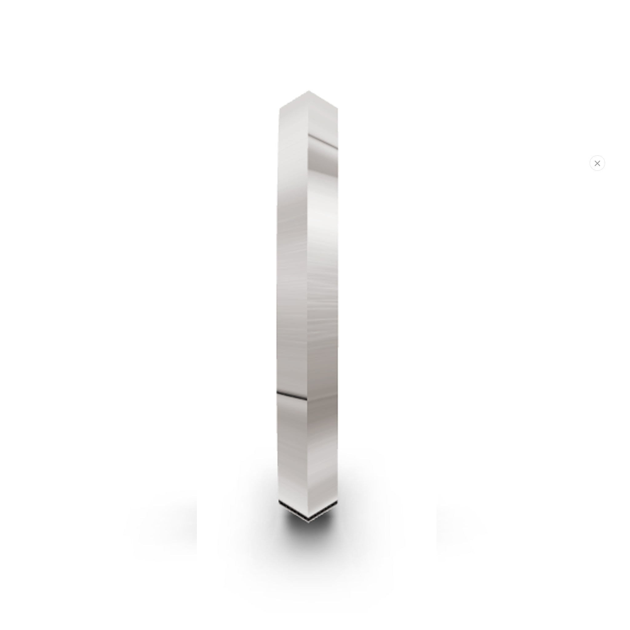 Women's White Gold Knife Edge Ring