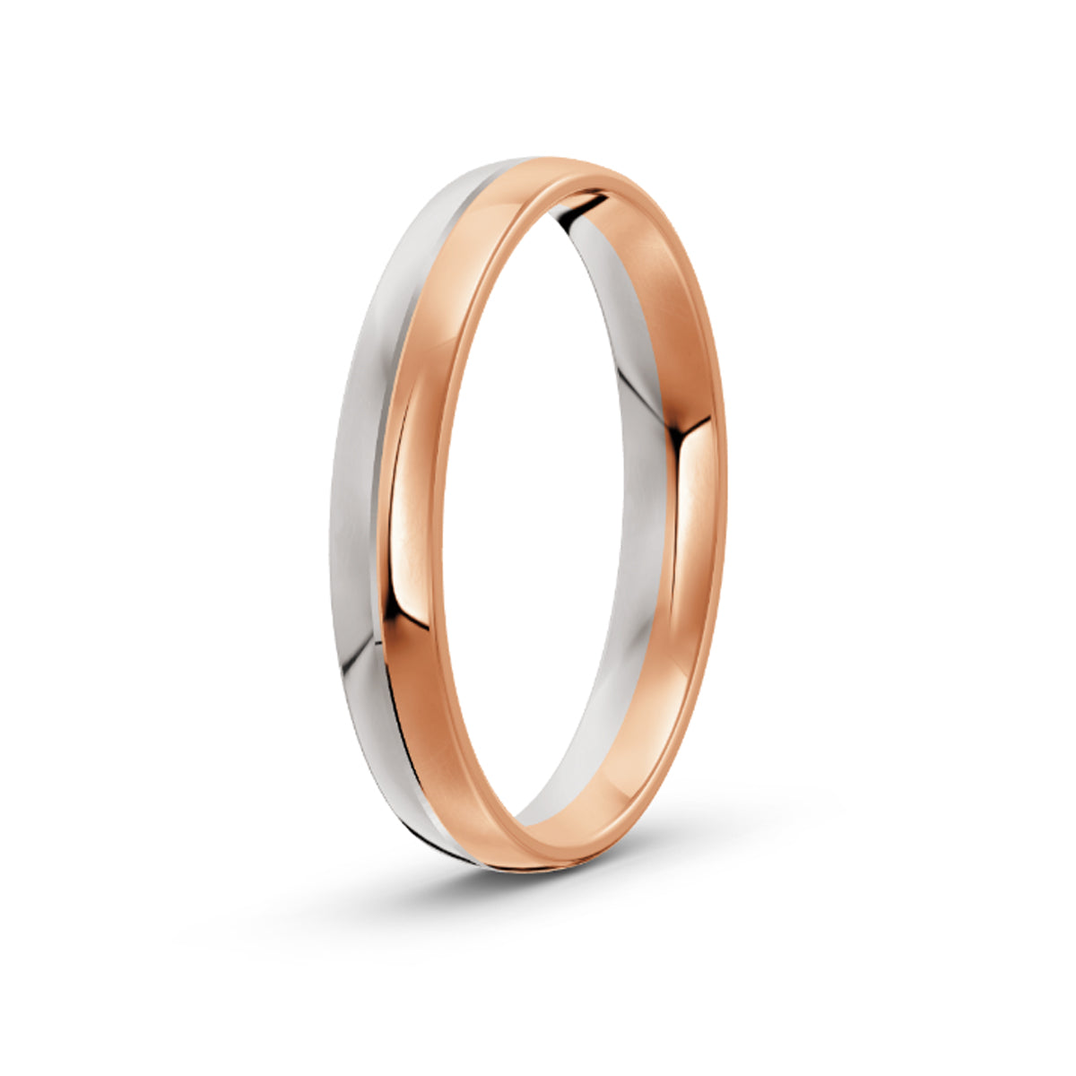 Women's Classic Two Tone Gold Ring
