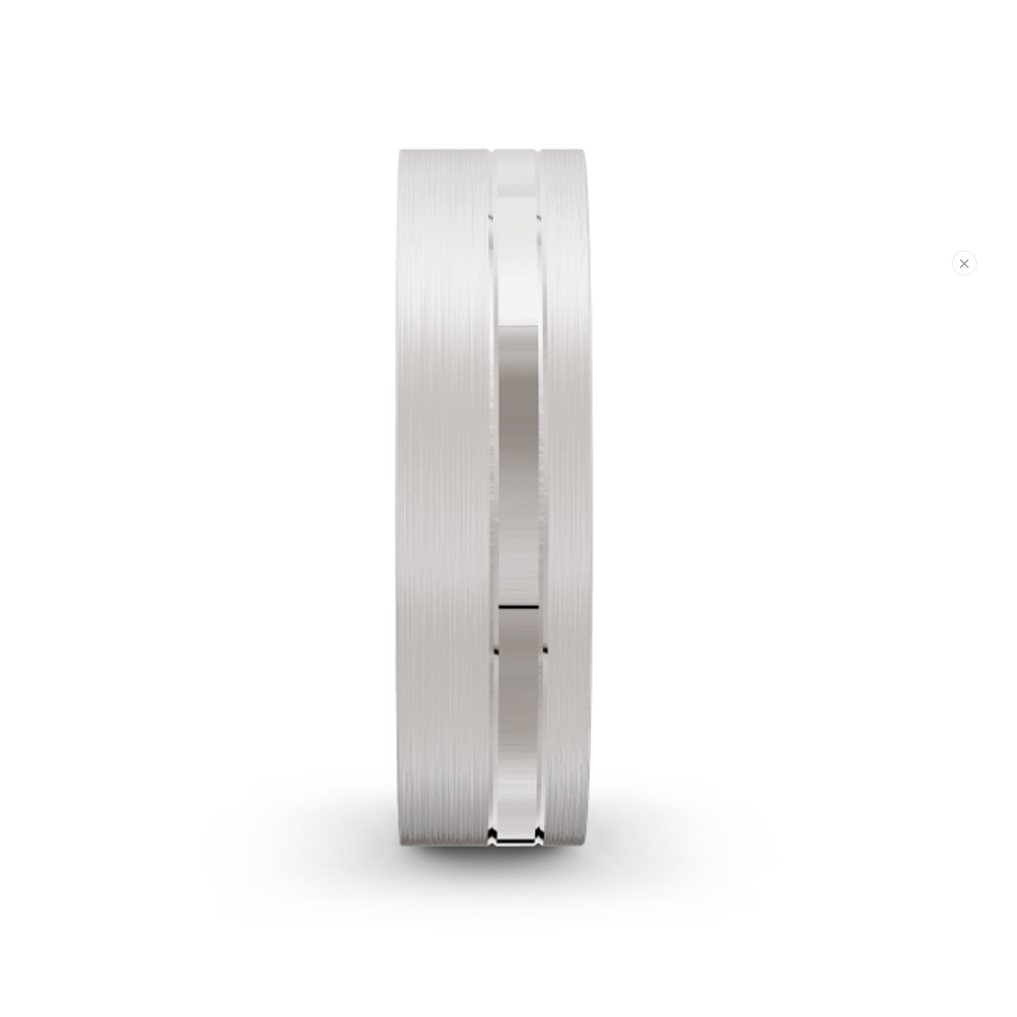Men's White Gold Accent Ring