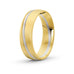 Men's Curved Channel Gold Ring