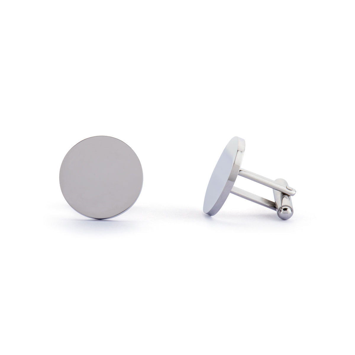 Round Engravable Cufflinks