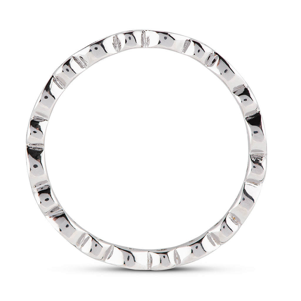 Marquise Moissanite Eternity Band