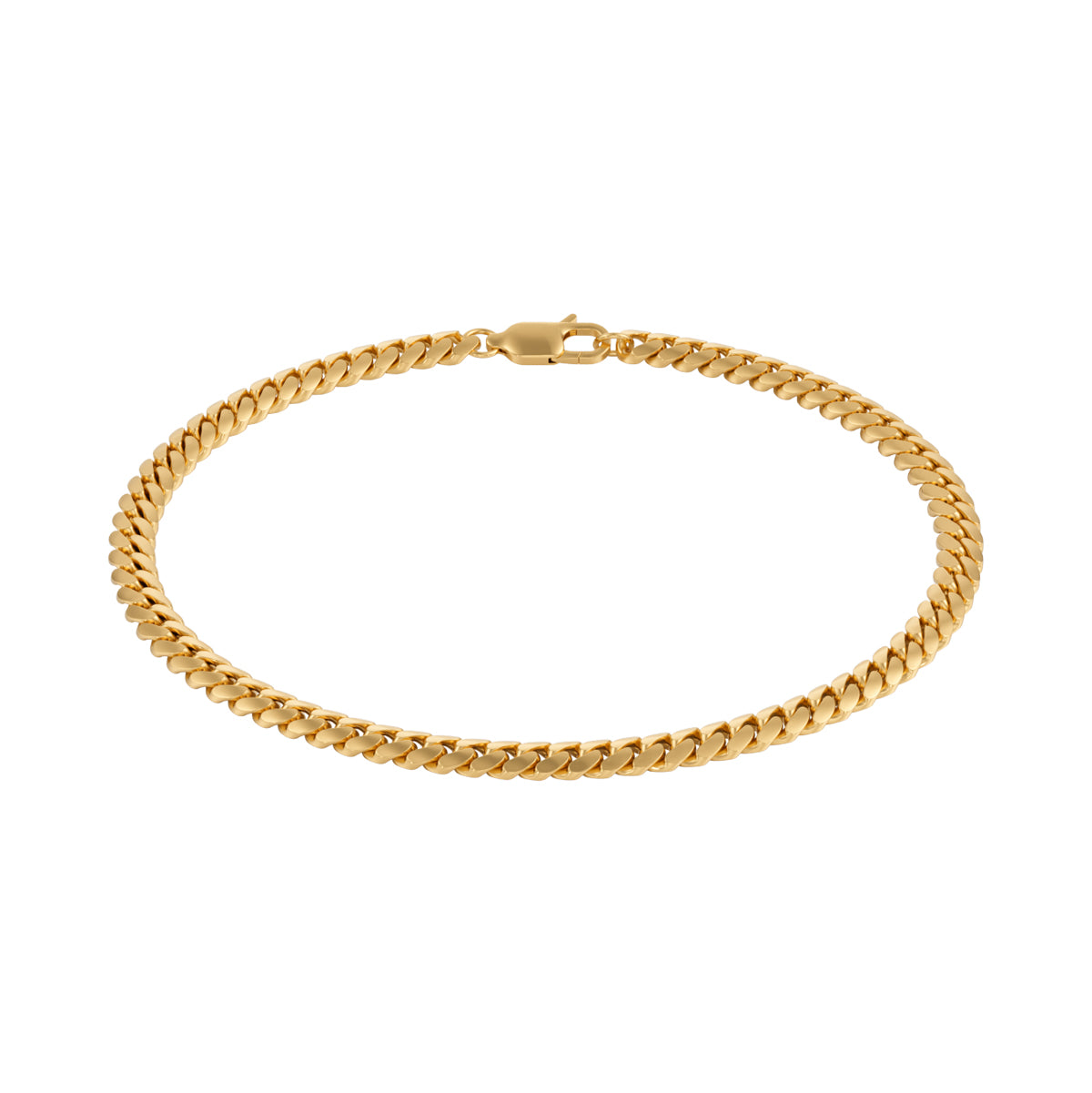 Gold Cuban Chain Bracelet