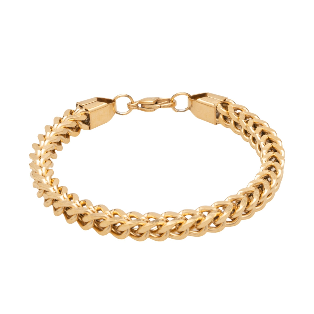 Gold Franco Chain Bracelet