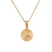 Gold Sun Pendant Necklace