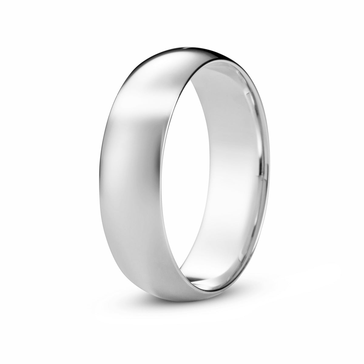 Men&#39;s Classic White Gold Ring