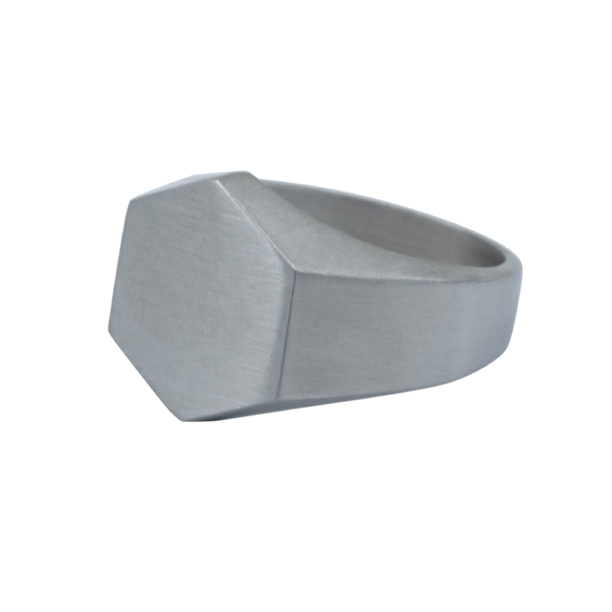 Men&#39;s Hexagon Signet Ring