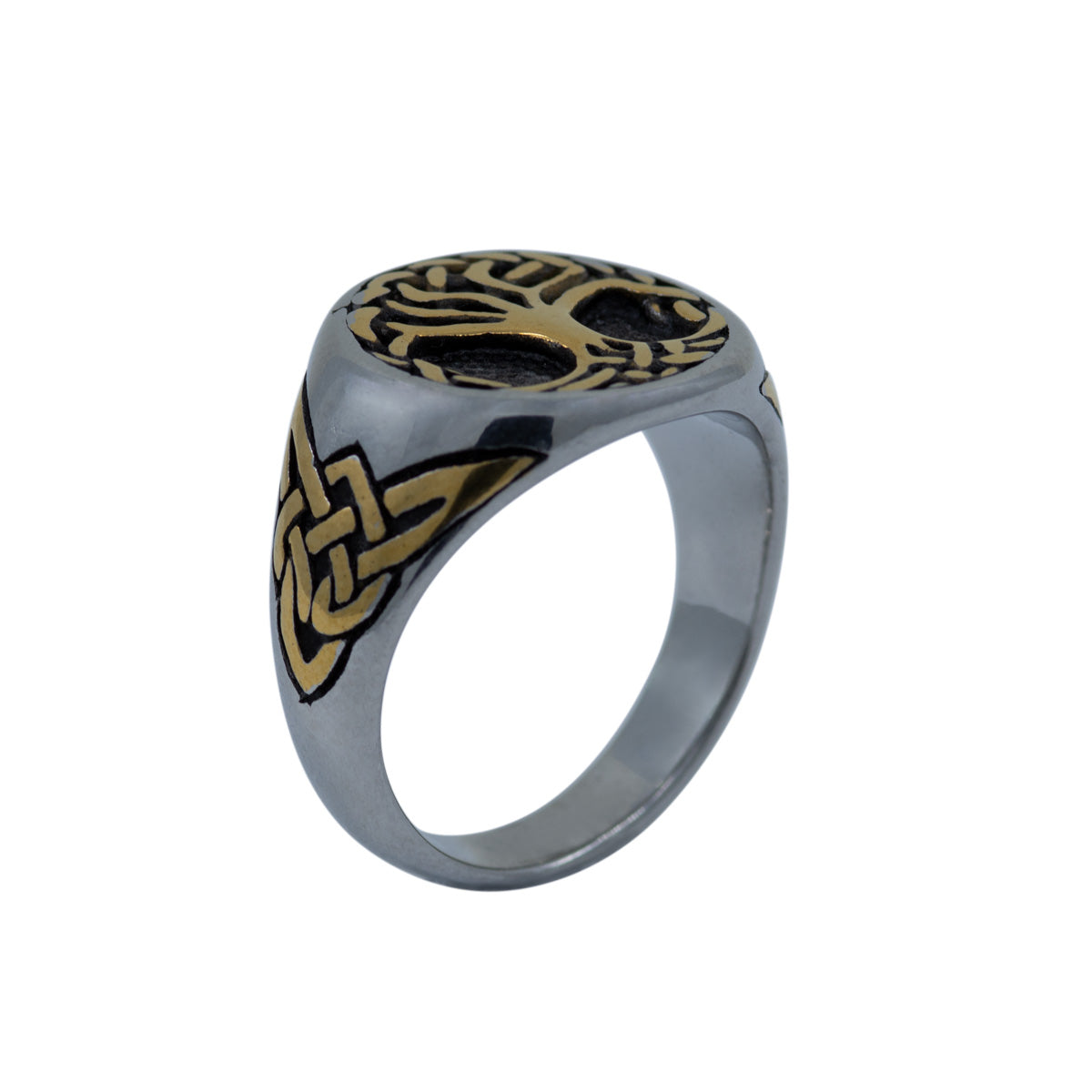 Men&#39;s Tree of Life Signet Ring