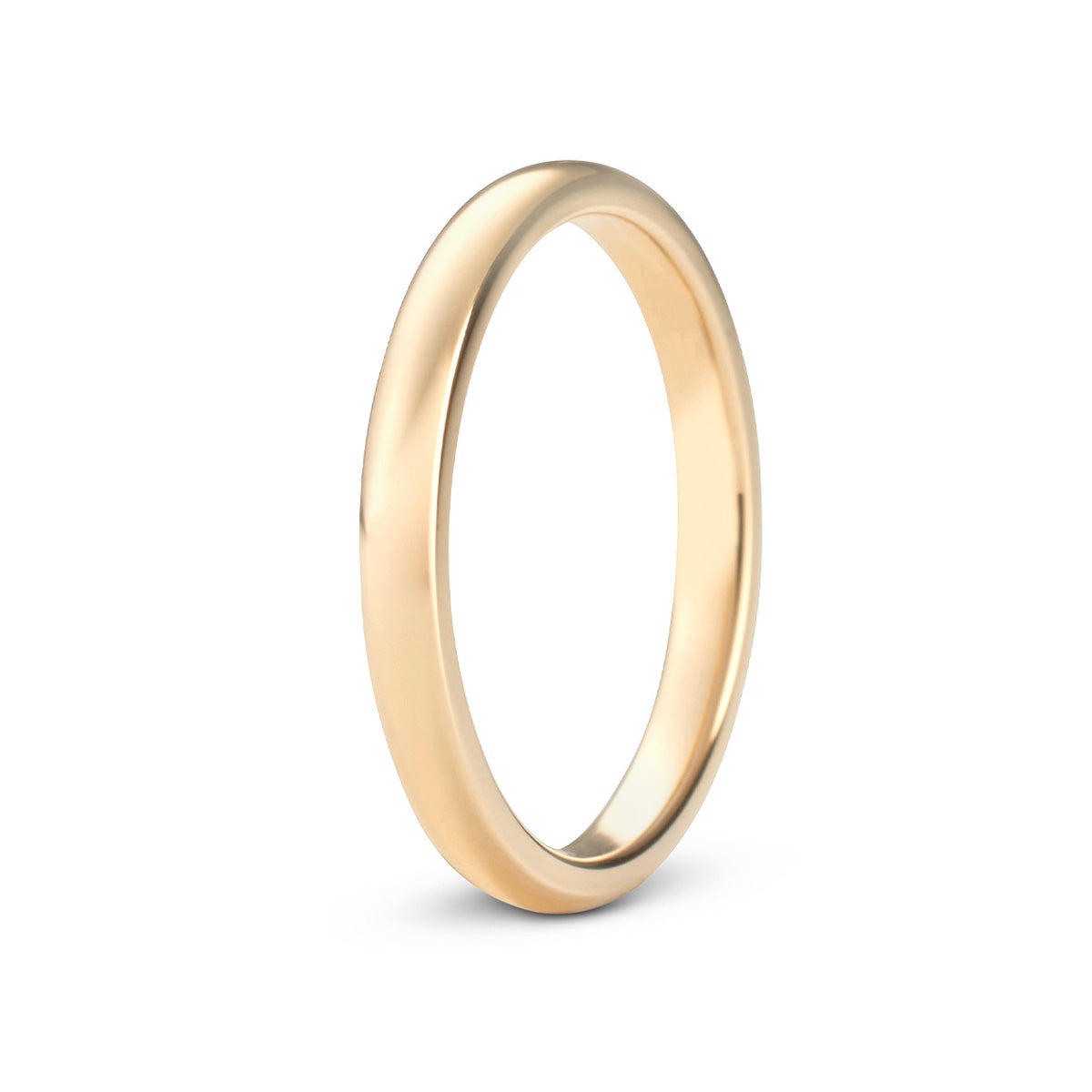 Men&#39;s Classic Slim Yellow Gold Ring