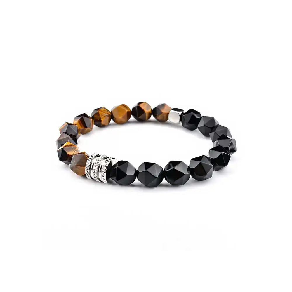 Tiger&#39;s Eye &amp; Onyx Protection Bracelet