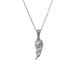 Silver Angel Wing Pendant Necklace