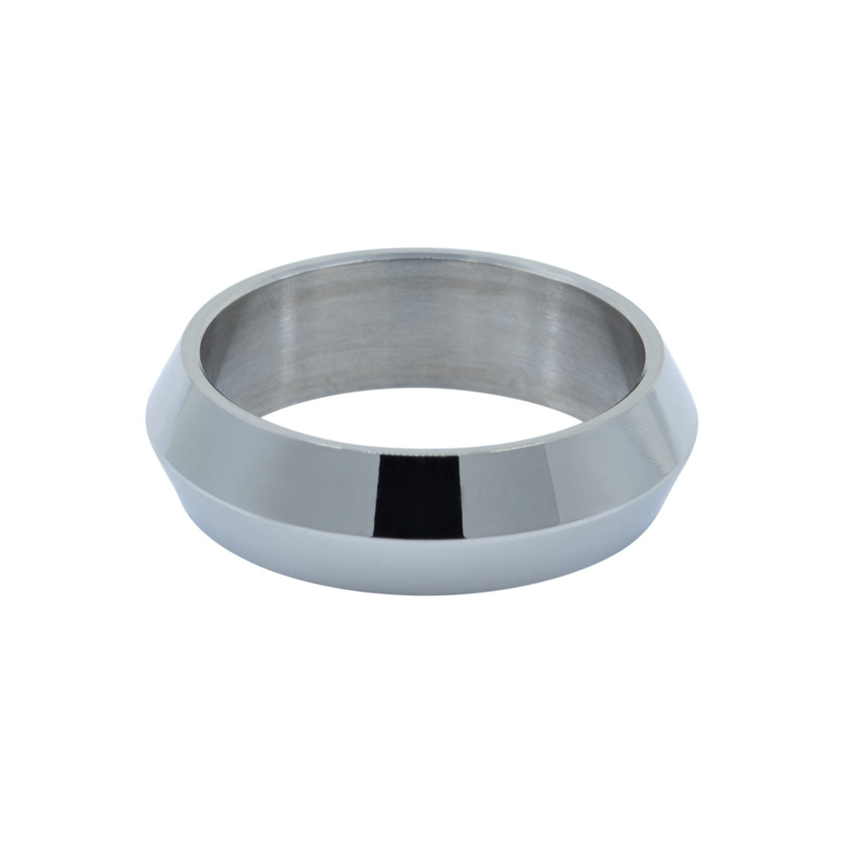 Men&#39;s Silver Knife Edge Ring