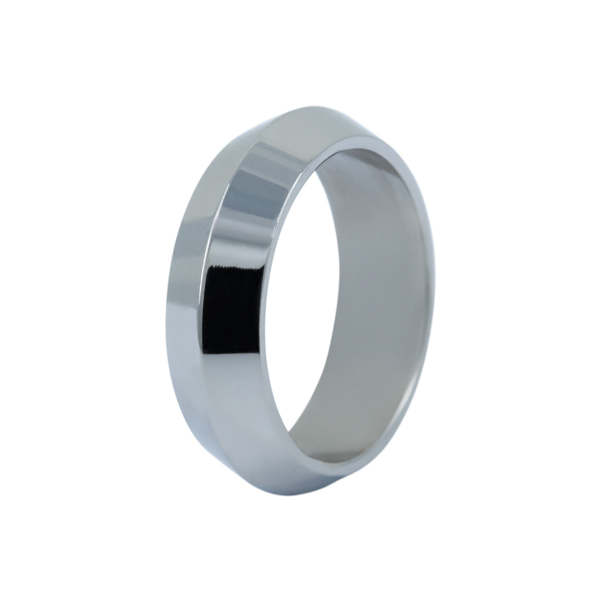 Men&#39;s Silver Knife Edge Ring