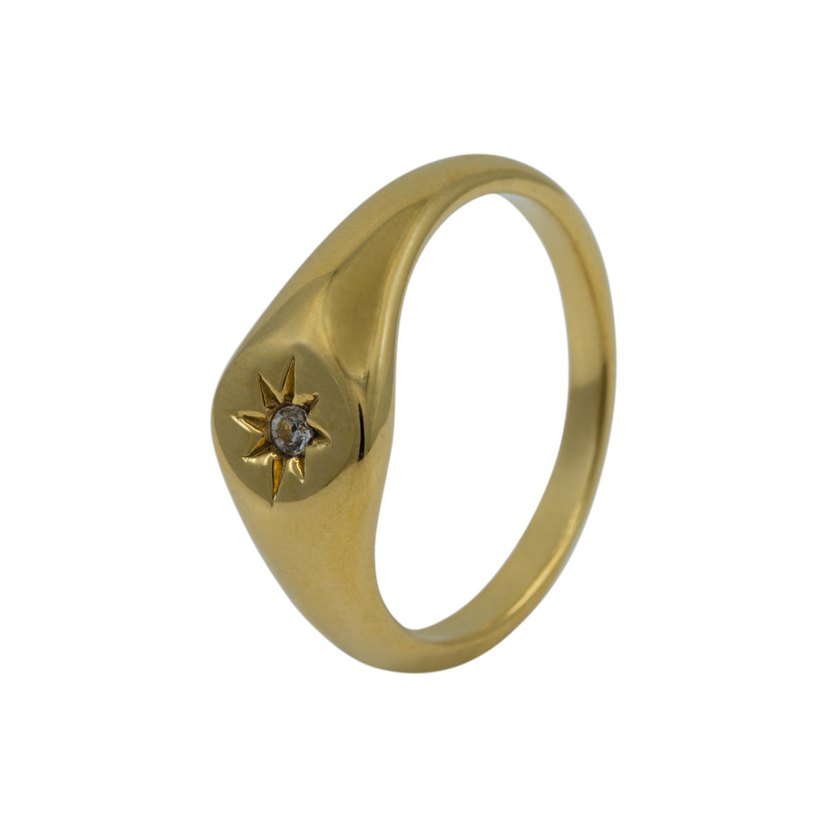 Women&#39;s Star Signet Ring