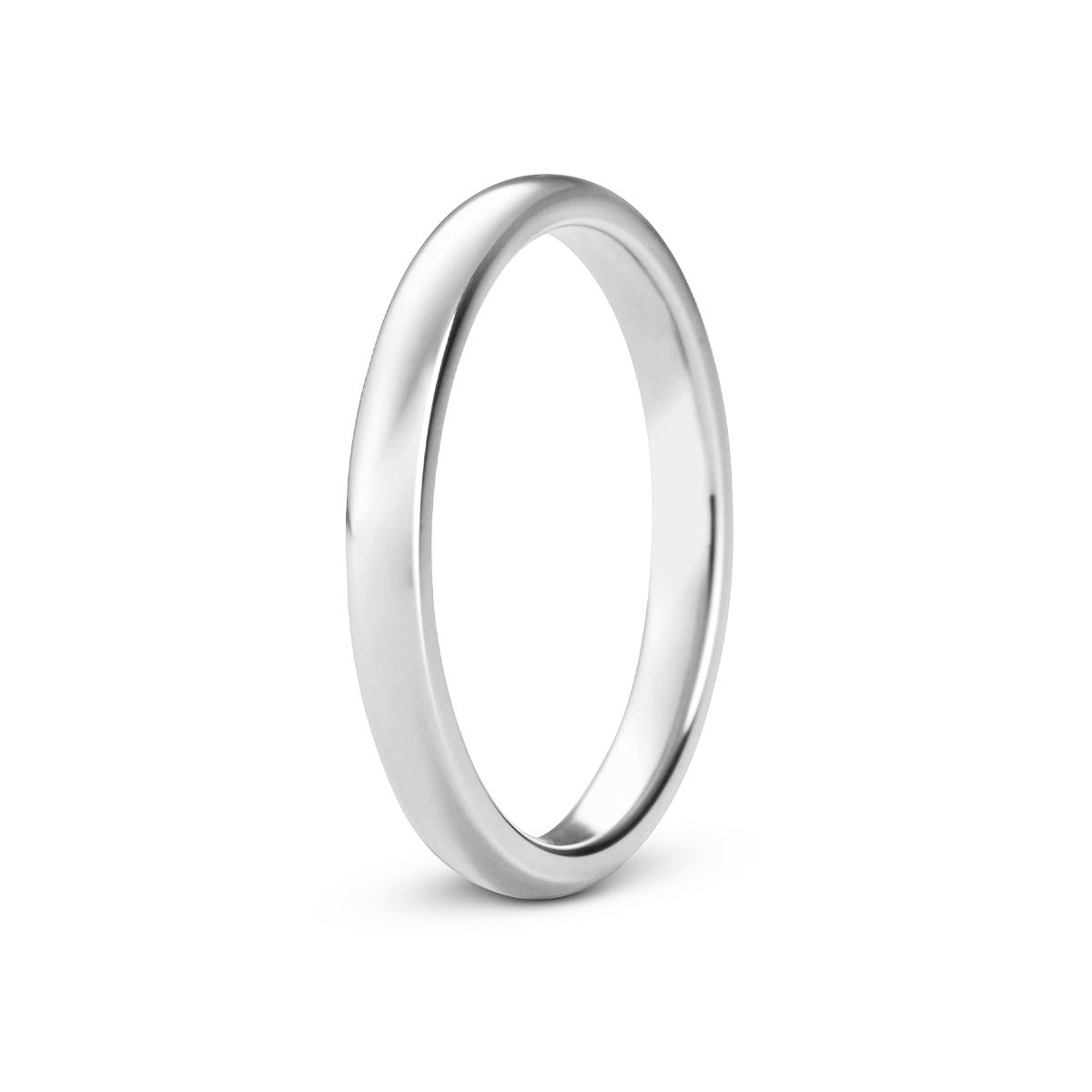 Women&#39;s Classic White Gold Ring