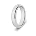 Men's Classic Silver Tungsten Ring