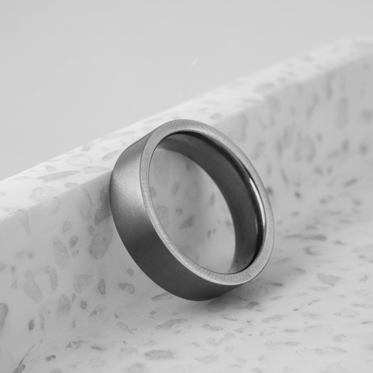 Men’s Brushed Tantalum Ring