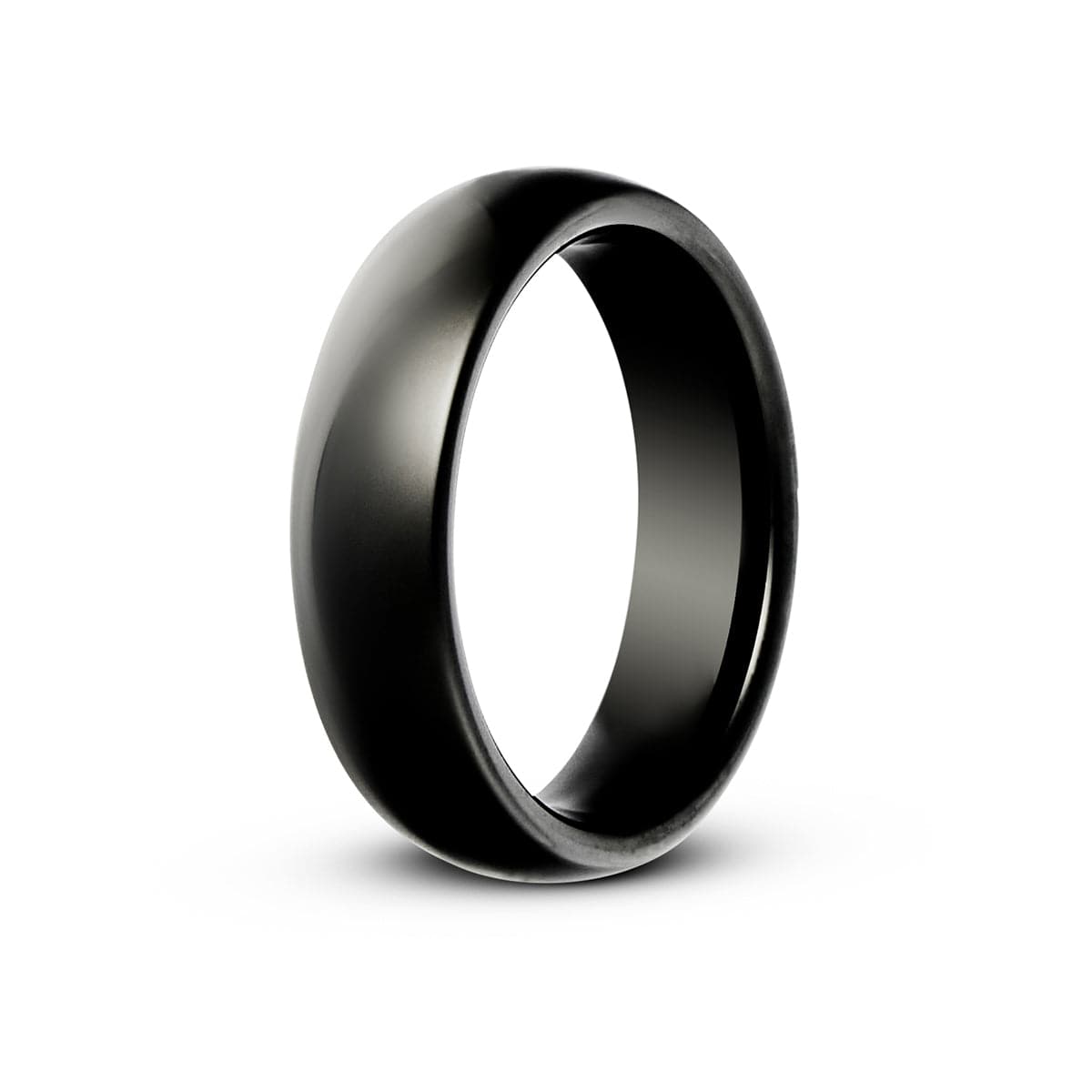 Men’s Classic Black Tungsten Ring