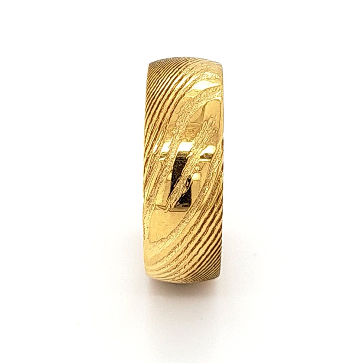 Men’s Gold Damascus Ring