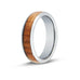 Men’s Whiskey Barrel Wood Inlay Ring