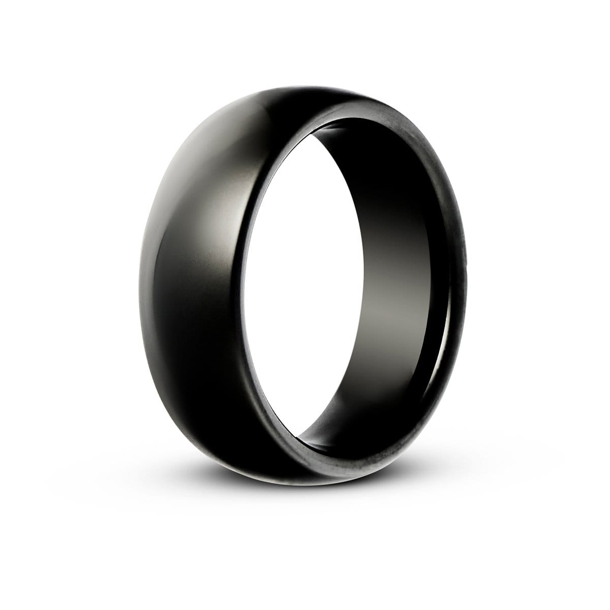 Men’s Classic Black Tungsten Ring