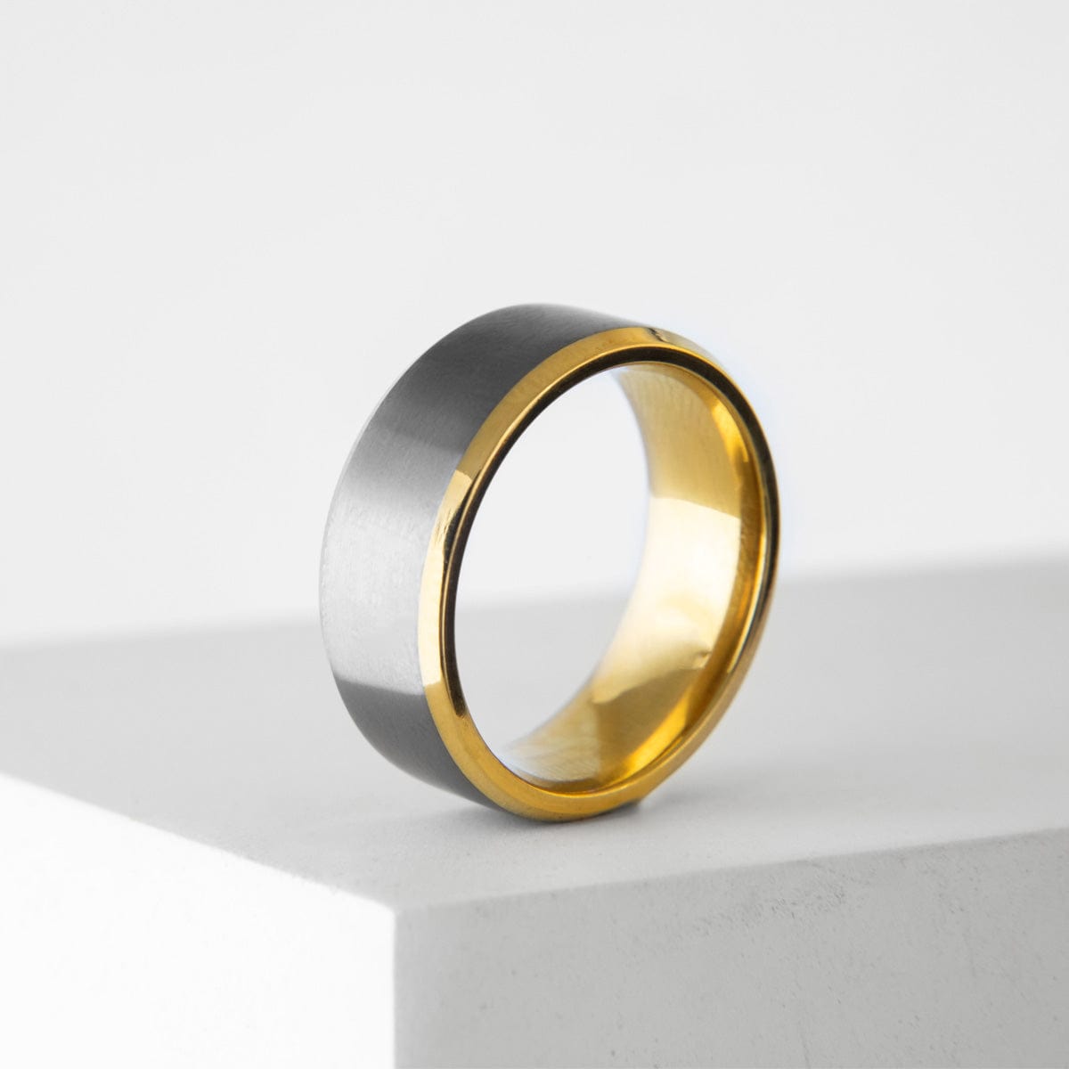 Men’s Gold Edge Tantalum Ring