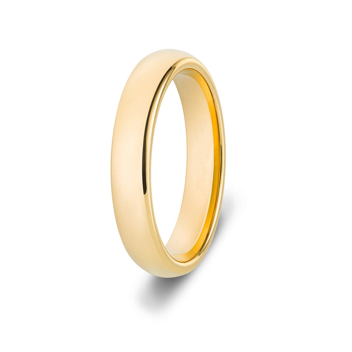 Men&#39;s Classic Gold Tungsten Ring