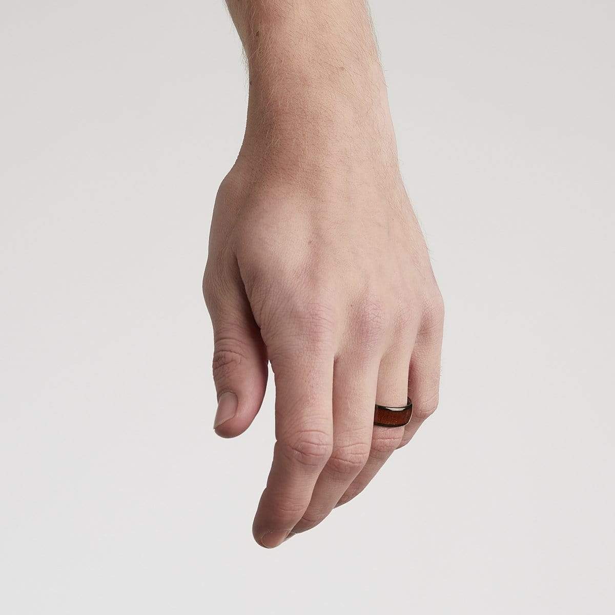 Men's Polished Wood Ring