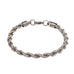 Silver Rope Chain Bracelet