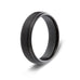 Men’s Brushed Black Tungsten Ring