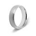 Men’s Brushed Silver Dome Titanium Ring